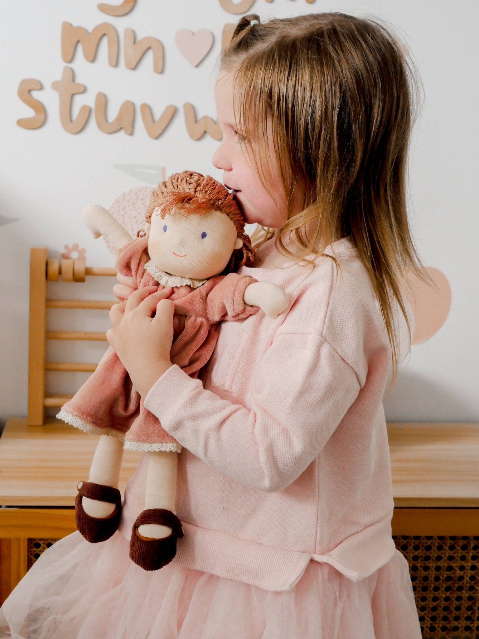Personalized Vintage Style Plush Doll - Tiny Tots Boutique