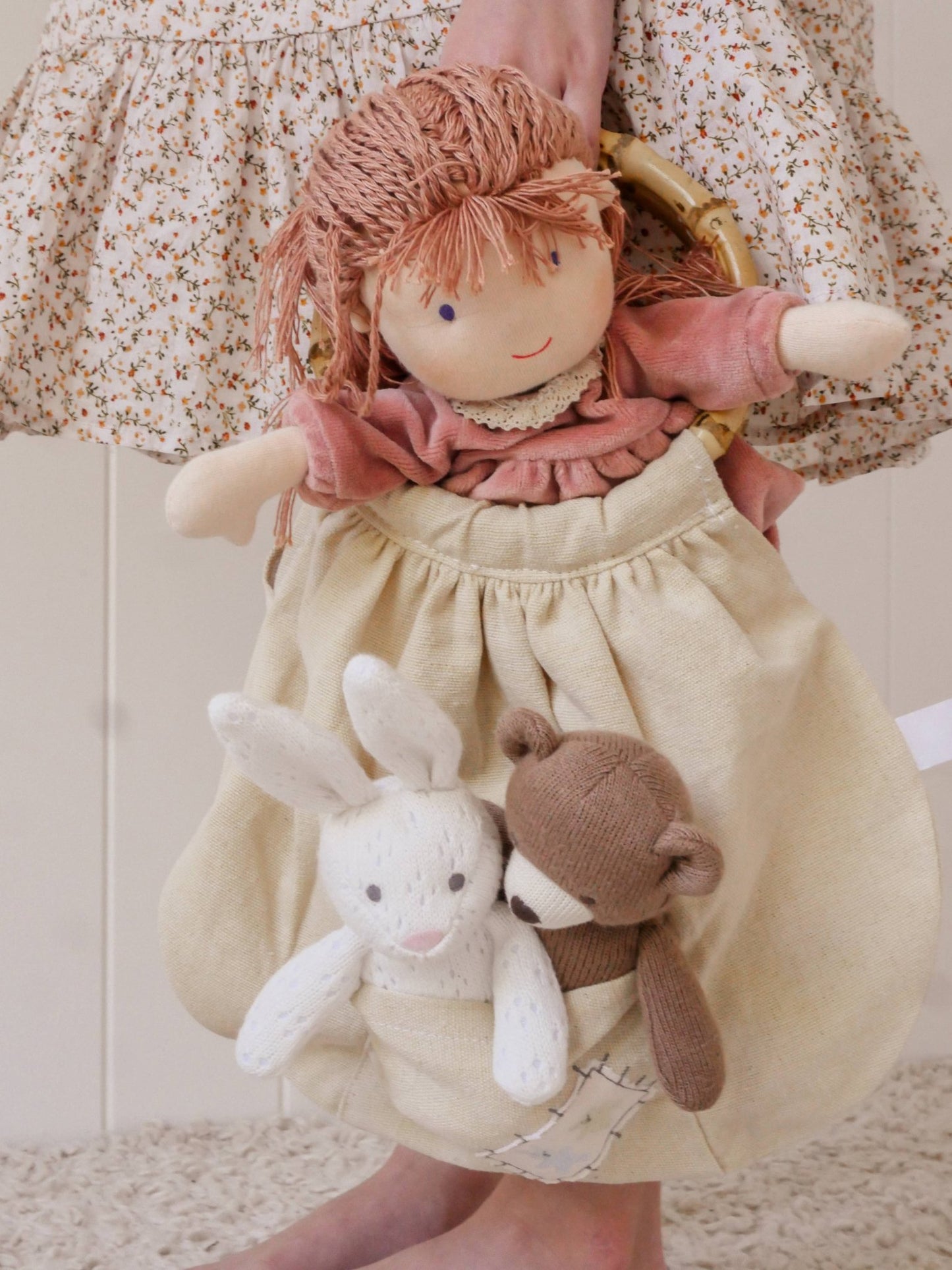 Personalized Vintage Style Plush Doll - Tiny Tots Boutique