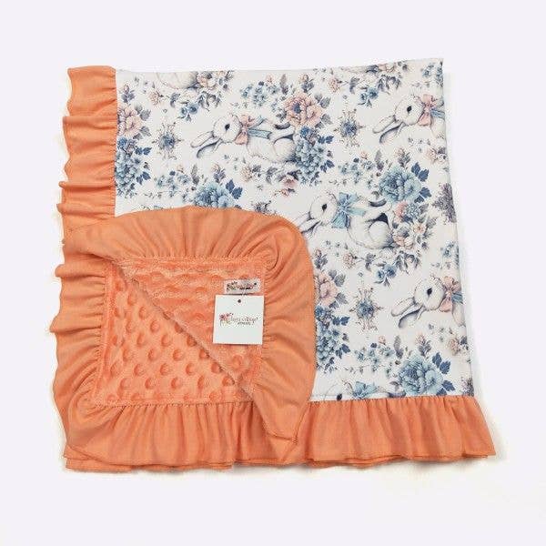 Personalized Whisper Rabbit Blanket - Tiny Tots Boutique