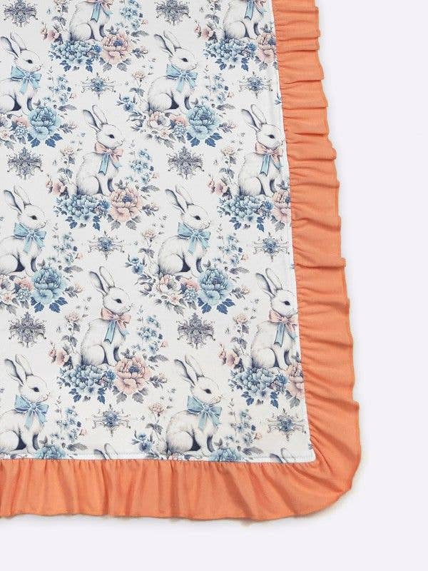 Personalized Whisper Rabbit Blanket - Tiny Tots Boutique
