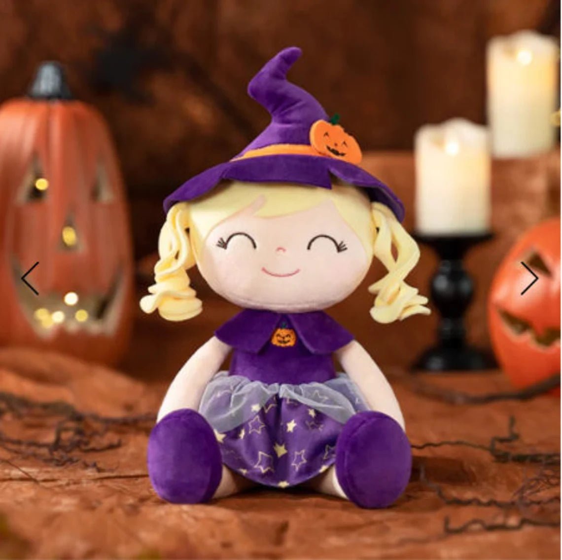 Personalized Witch Plush Doll - Tiny Tots Boutique