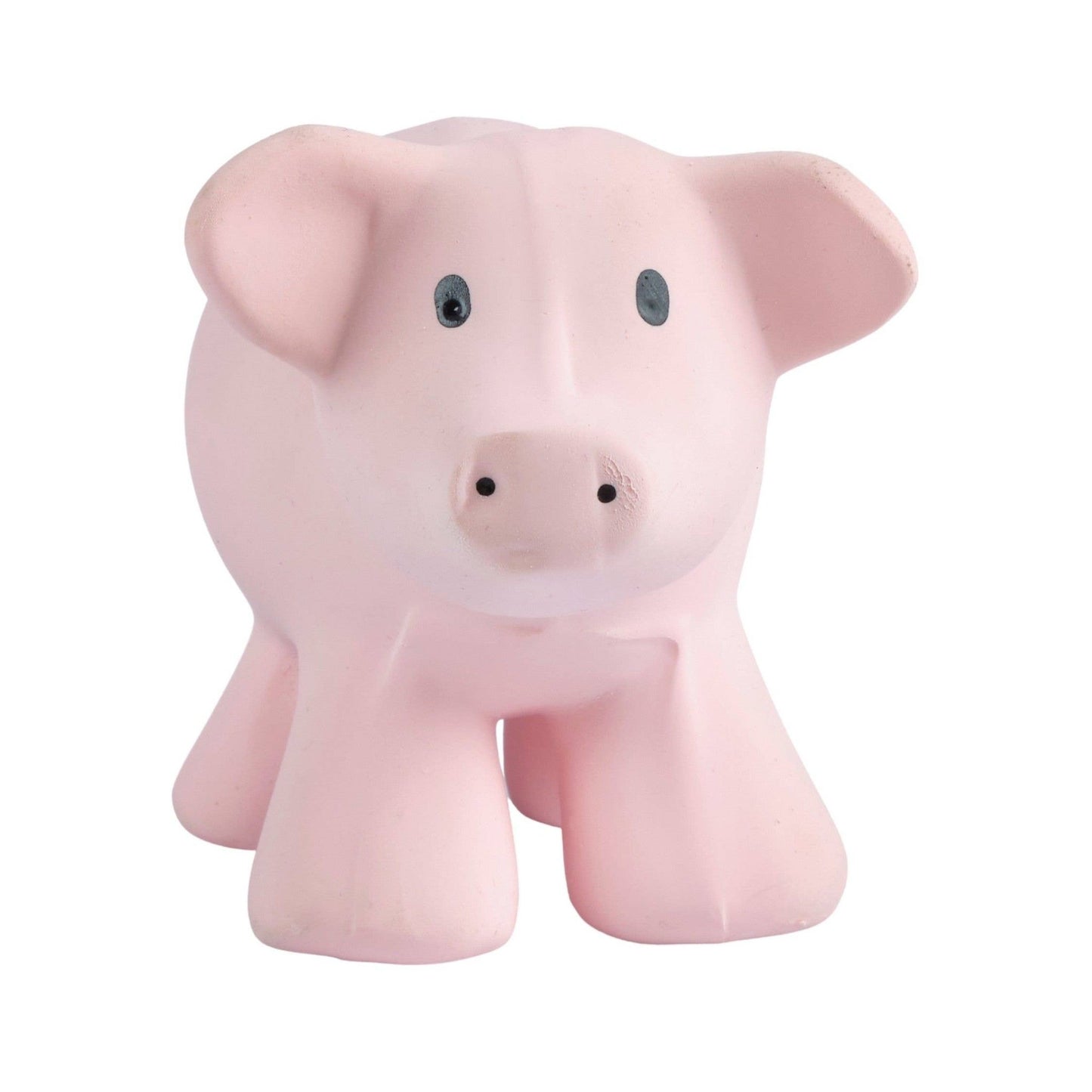 Pig Natural Organic Rubber Teether, Rattle & Bath Toy - Tiny Tots Boutique