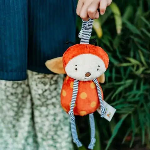 Plush Ladybug Baby Crinkle Toy - Tiny Tots Boutique