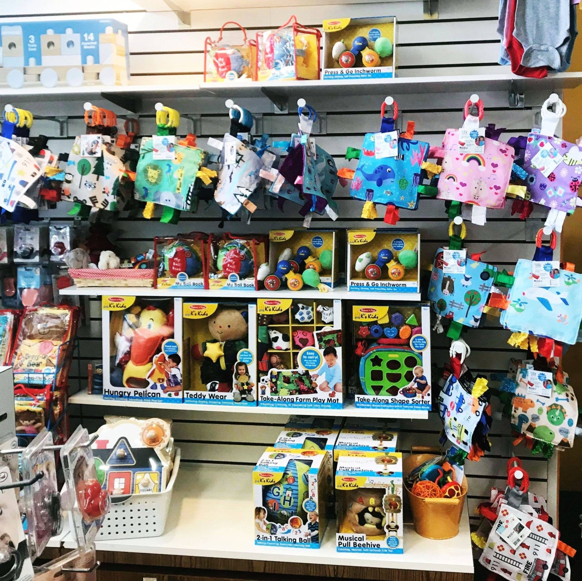 Police Rescue Crinkle Tag Square 8x8 Baby Teach @ Home Toy - Tiny Tots Boutique