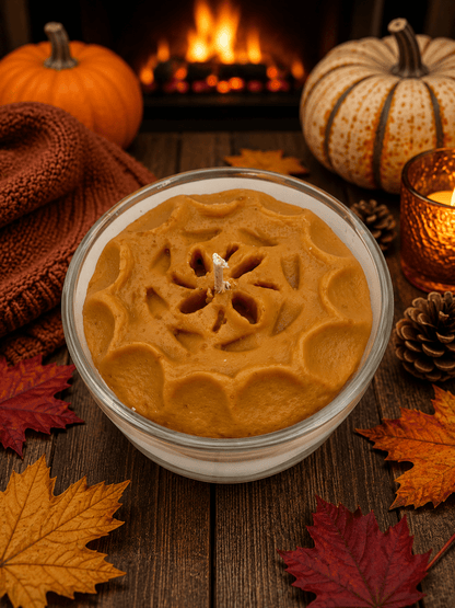 Pumpkin Crunch Cream Pie Candle 13oz. Large Dessert Candle - Tiny Tots Boutique