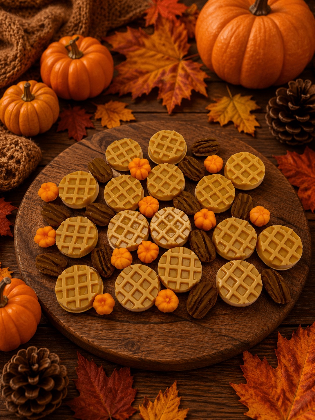 Pumpkin Pecan Waffles Wax Melts. 6 Ounce/Soy Wax Melts - Tiny Tots Boutique