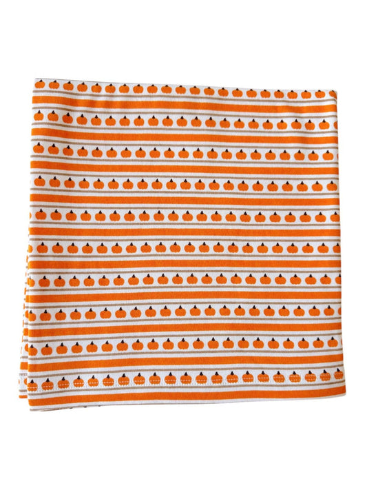 Pumpkin Stripe / Organic Swaddle - Tiny Tots Boutique