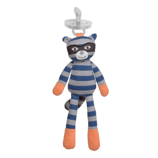 Robbie Raccoon - Pacifier Buddy - USE for POS - Tiny Tots Boutique