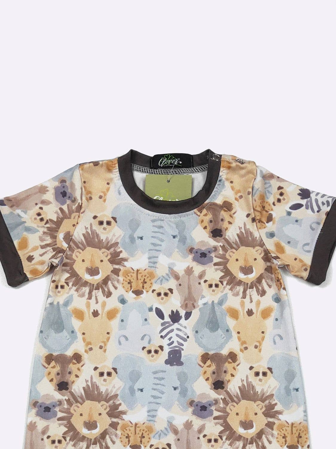 Safari Boy Romper - Tiny Tots Boutique