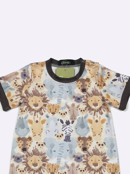 Safari Boy Romper - Tiny Tots Boutique