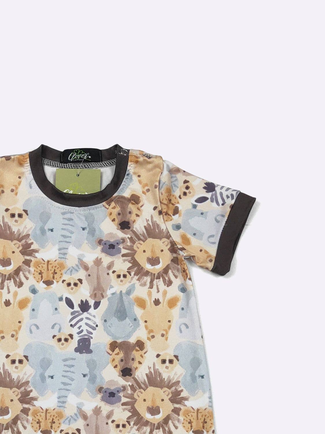 Safari Boy Romper - Tiny Tots Boutique