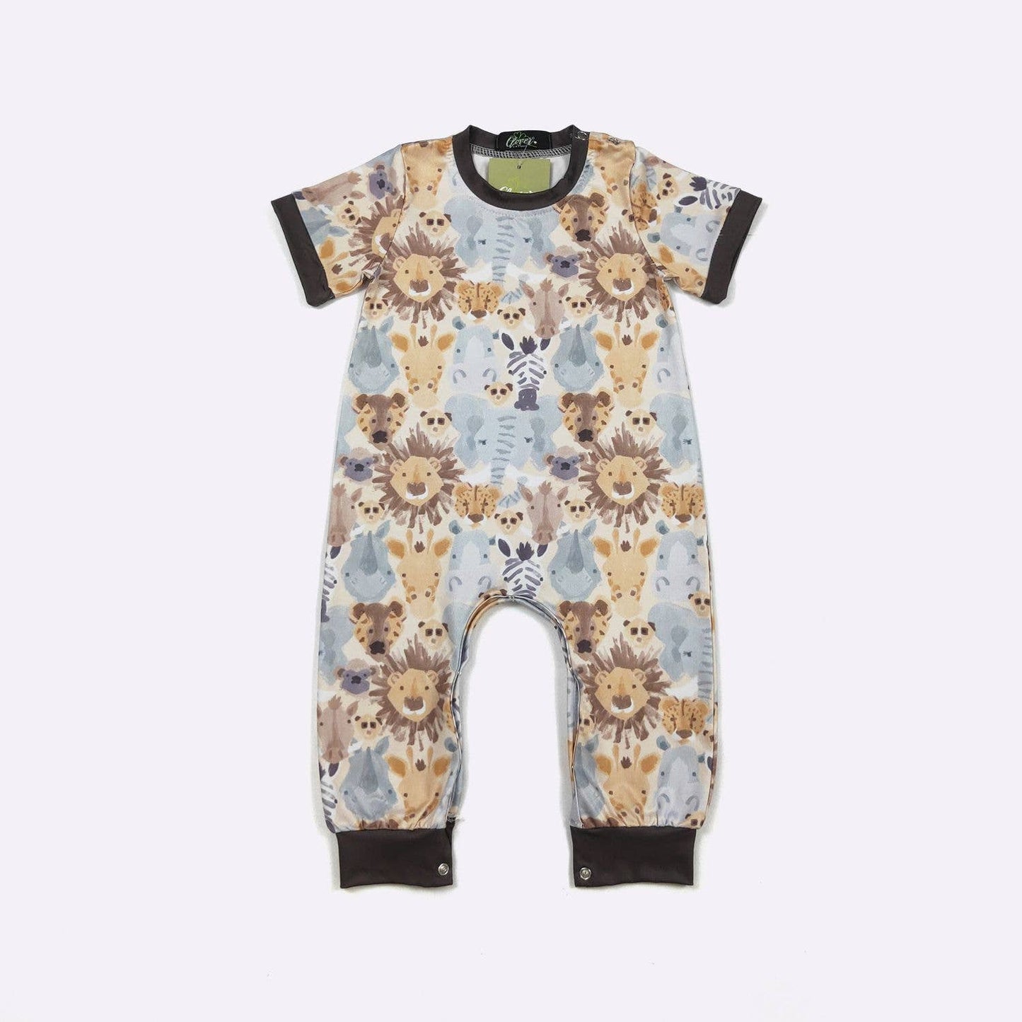Safari Boy Romper - Tiny Tots Boutique