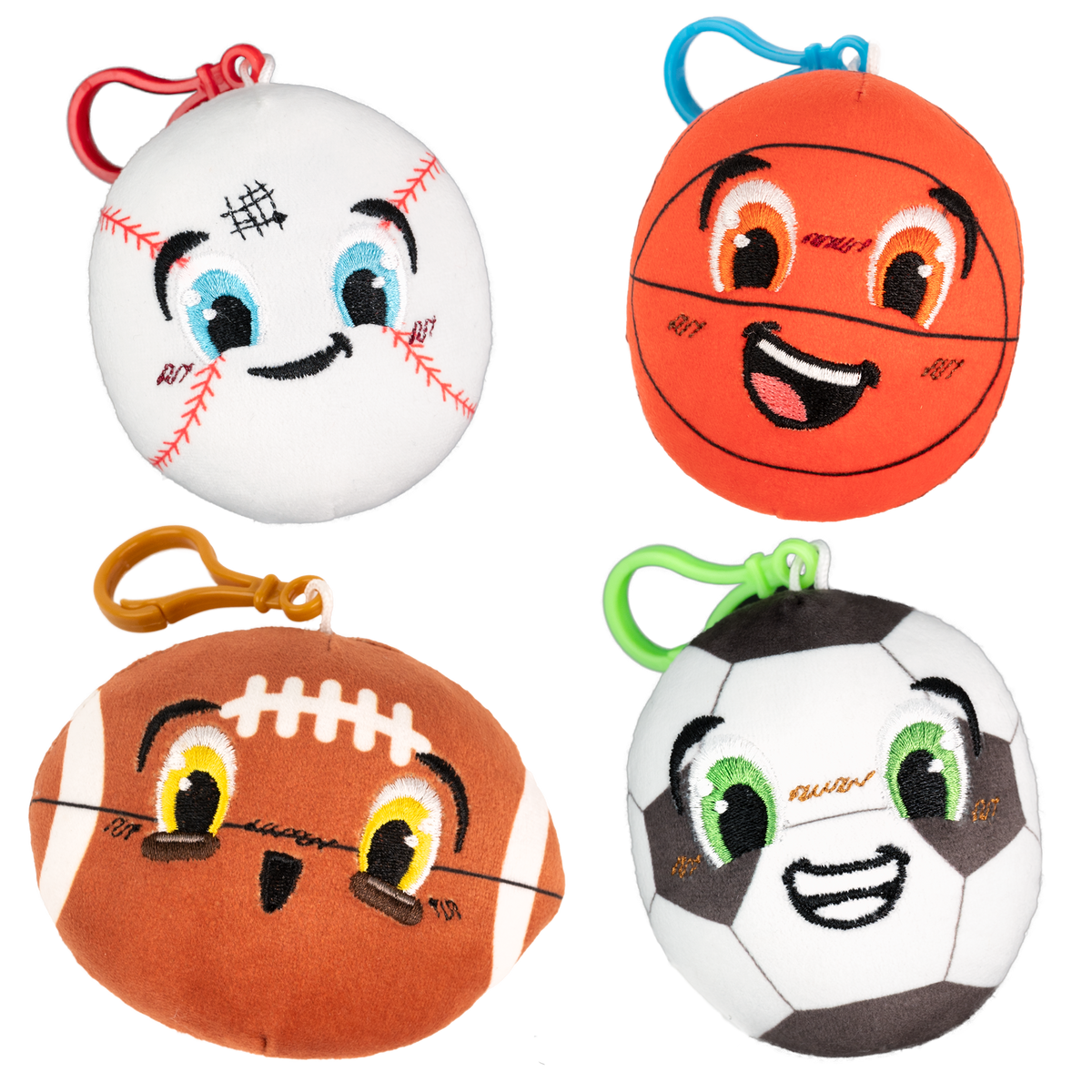 Scented Sports Backpack Plush Keychains - Tiny Tots Boutique