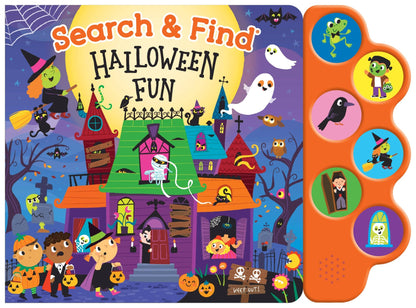 Search & Find Halloween Fun (6 - Button Sound Book) - Tiny Tots Boutique