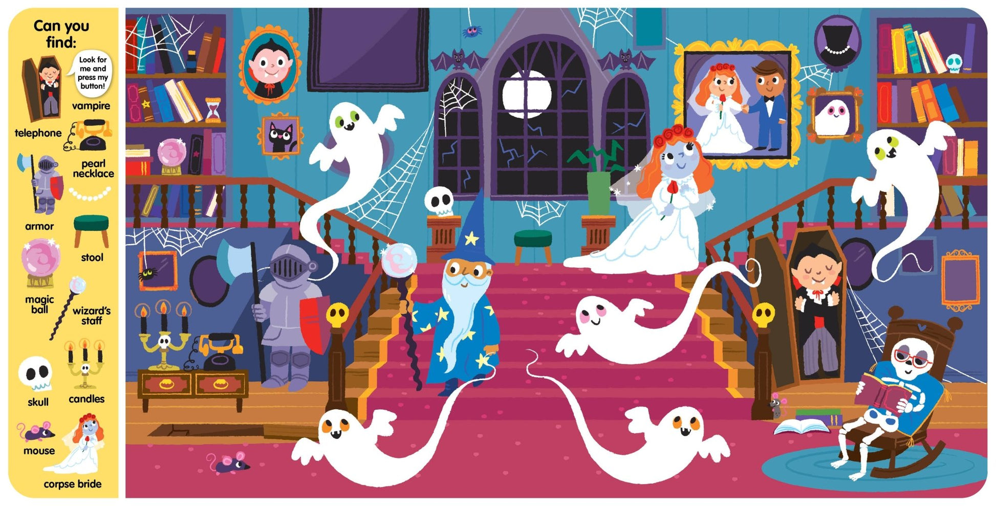 Search & Find Halloween Fun (6 - Button Sound Book) - Tiny Tots Boutique