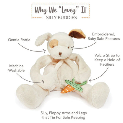 Skipit Puppy Silly Buddy Pacifier Holder - Tiny Tots Boutique