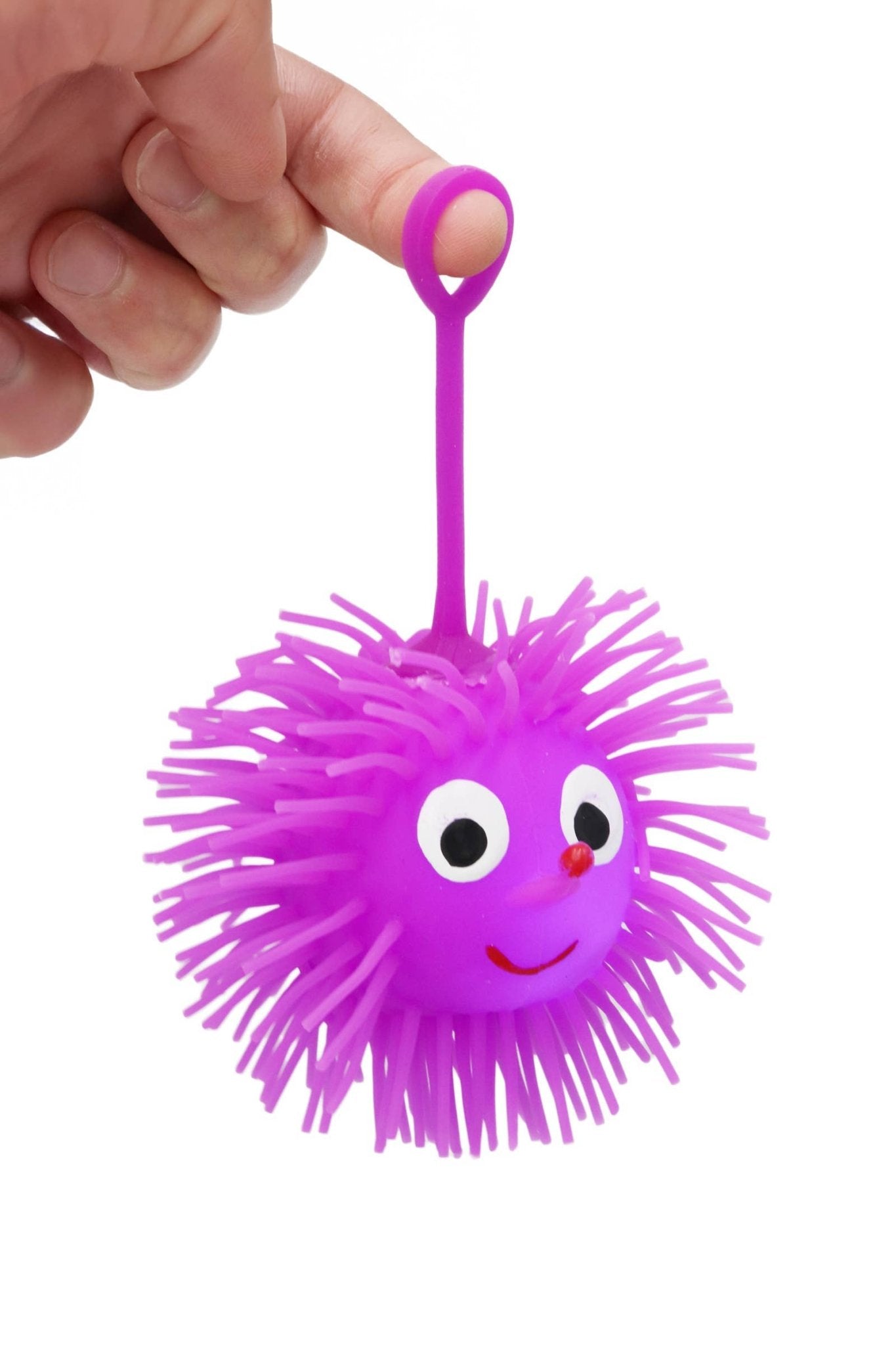 Smiley Puffer Led Light - up Squishy Ball - 3.5 Inch - Tiny Tots Boutique