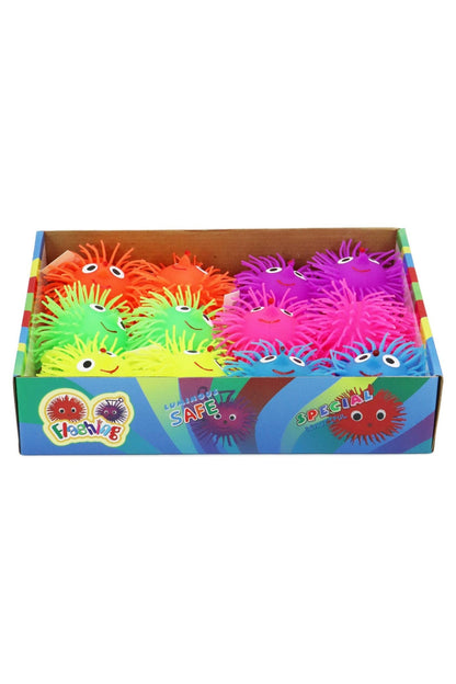 Smiley Puffer Led Light - up Squishy Ball - 3.5 Inch - Tiny Tots Boutique