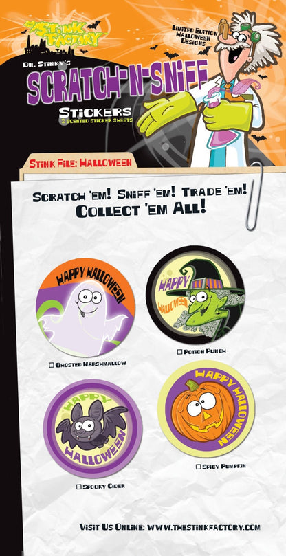 Spooky Cider Scratch-N Sniff Sticker - Tiny Tots Boutique