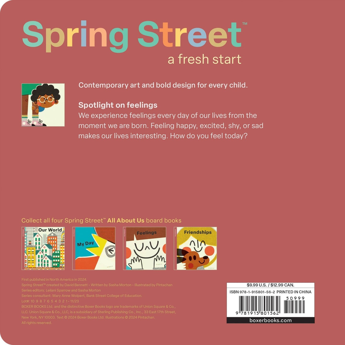 Spring Street All About Us: Feelings by Boxer Books - Tiny Tots Boutique