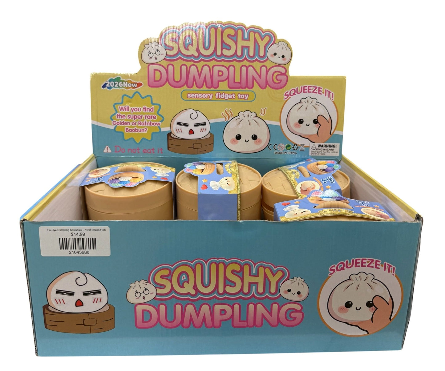 Squishy Dumpling Stress Relief Toy (Jumbo Size) - Tiny Tots Boutique
