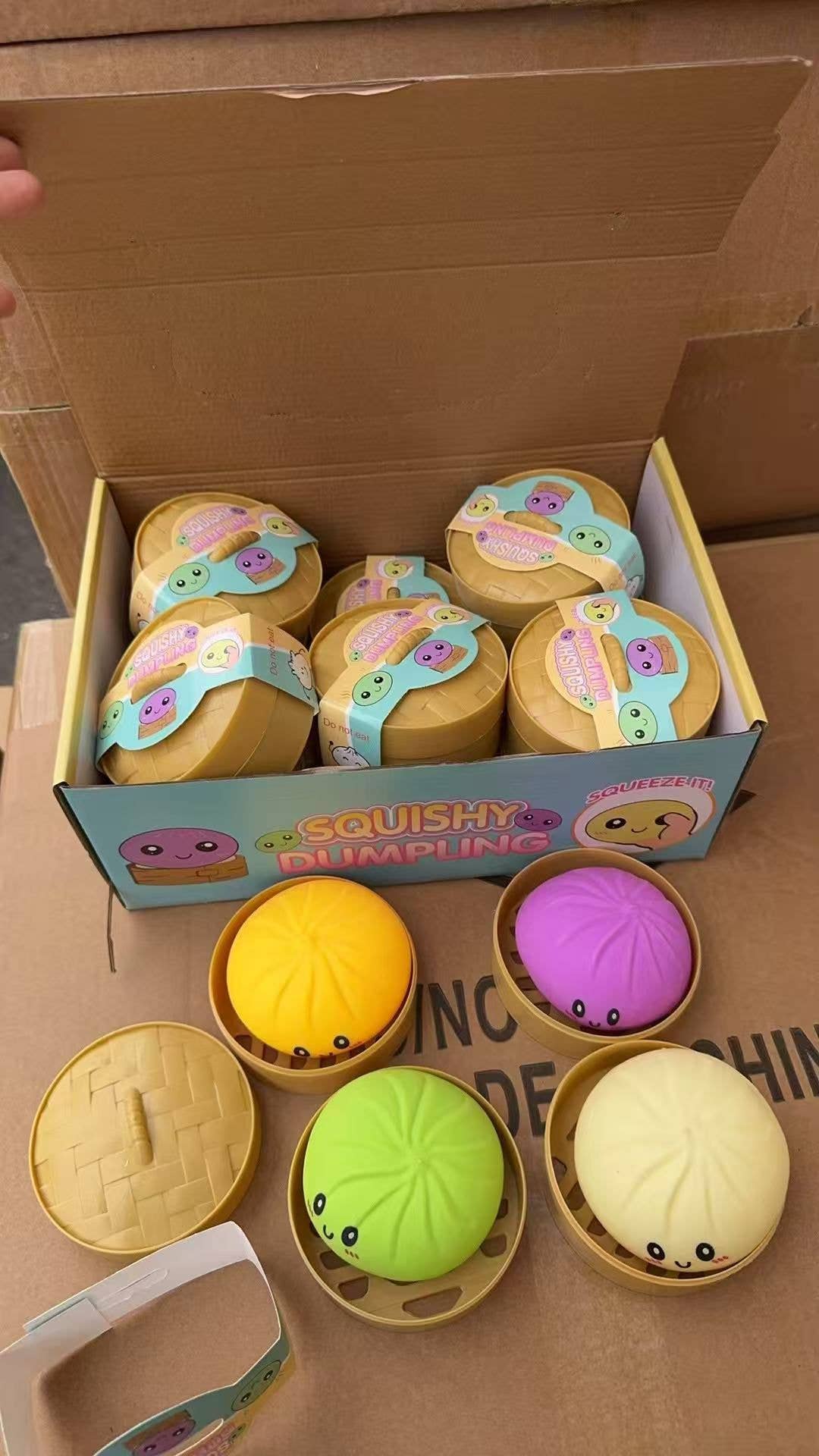 Squishy Dumpling Stress Relief Toy (Jumbo Size) - Tiny Tots Boutique