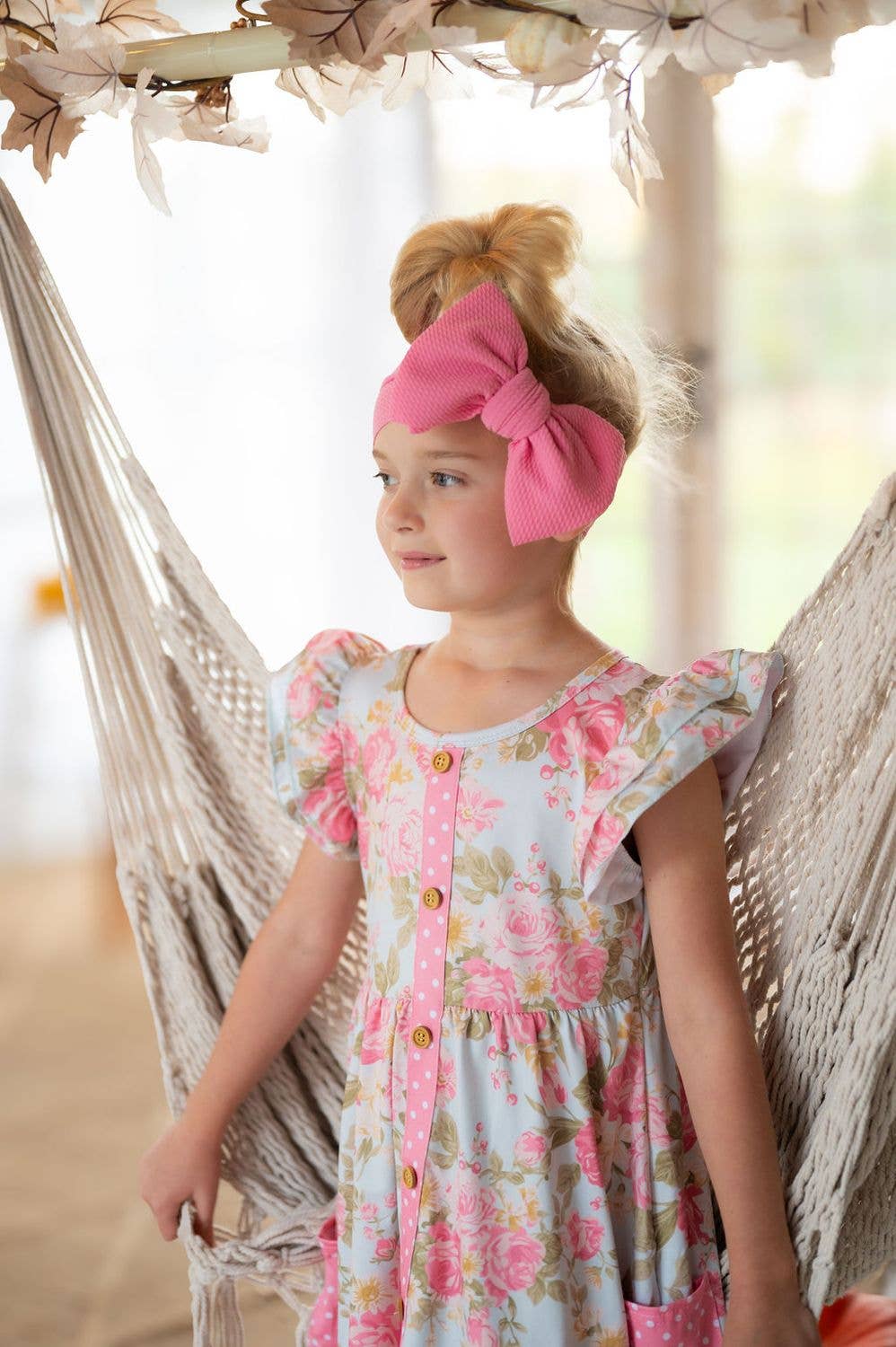 SS Antique Rose Girls Dress - Tiny Tots Boutique