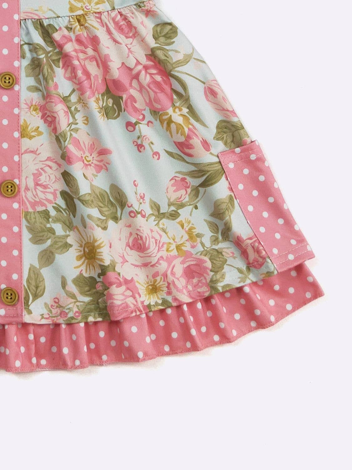 SS Antique Rose Girls Dress - Tiny Tots Boutique