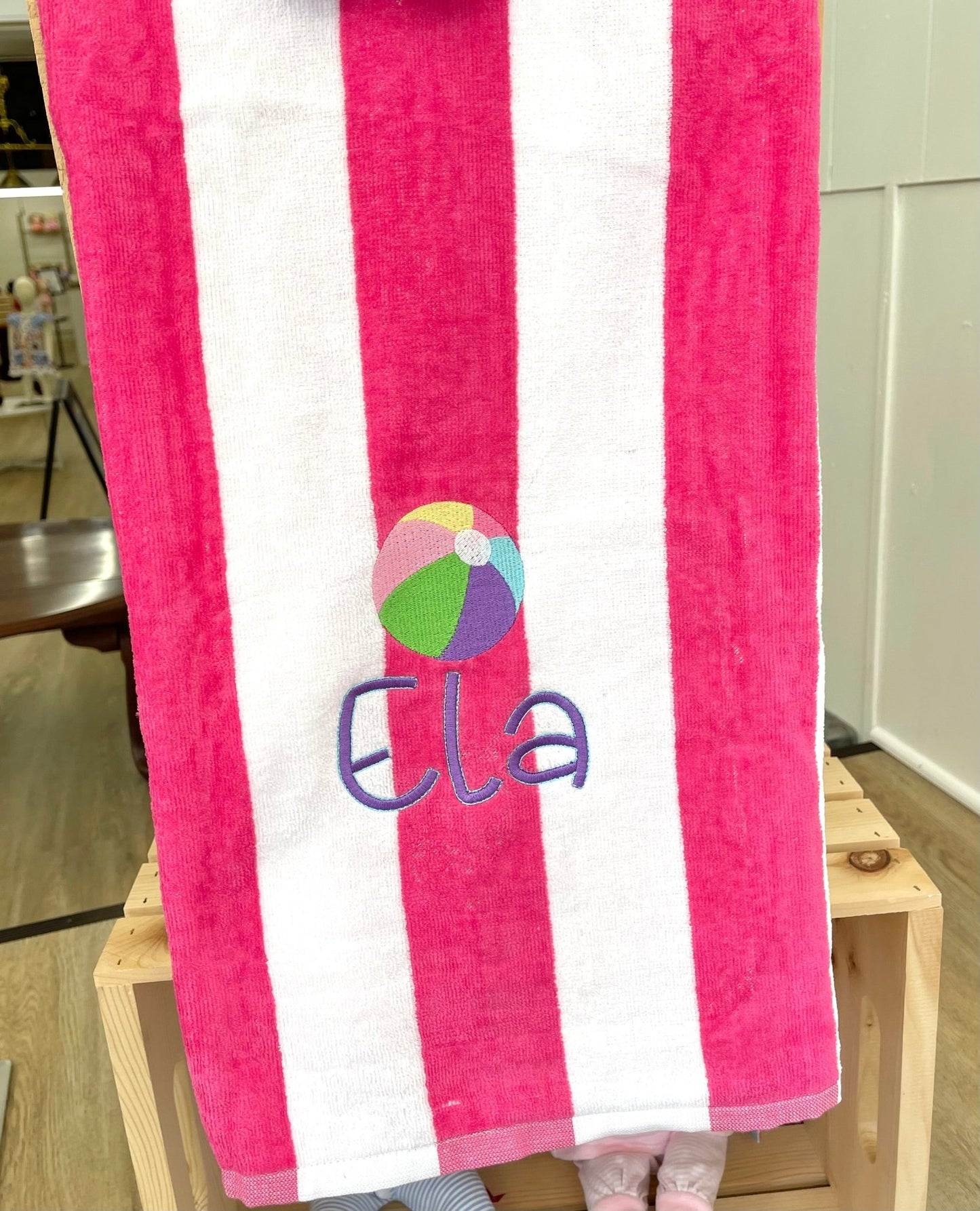 Striped beach towel - Tiny Tots Boutique