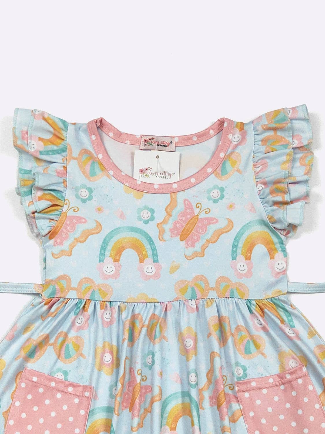 Summer Sky Girls Dress - Tiny Tots Boutique