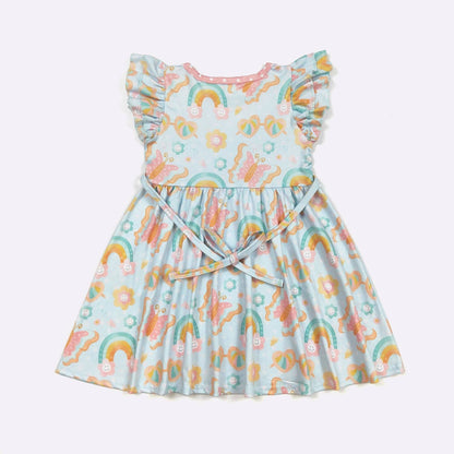 Summer Sky Girls Dress - Tiny Tots Boutique