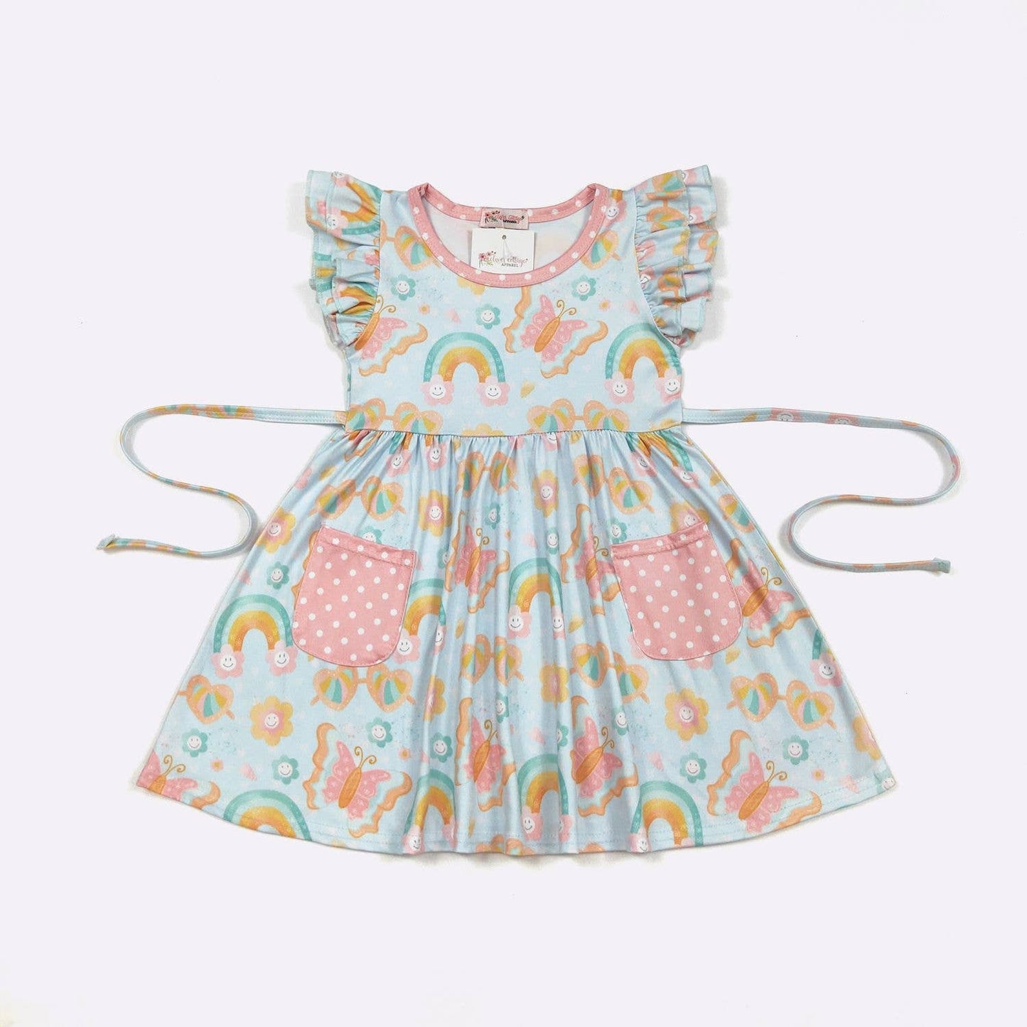 Summer Sky Girls Dress - Tiny Tots Boutique