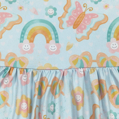 Summer Sky Girls Dress - Tiny Tots Boutique