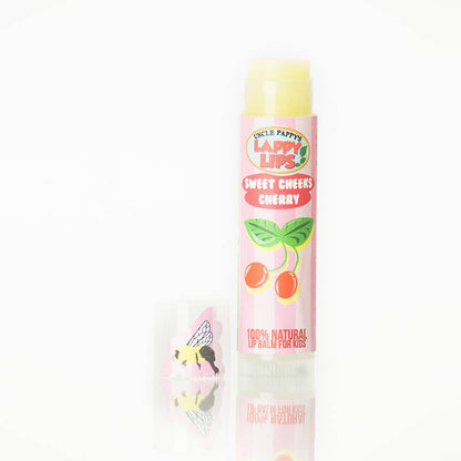 Sweet Cheeks Cherry - Lappy Lips - Kids lip Balm - Tiny Tots Boutique
