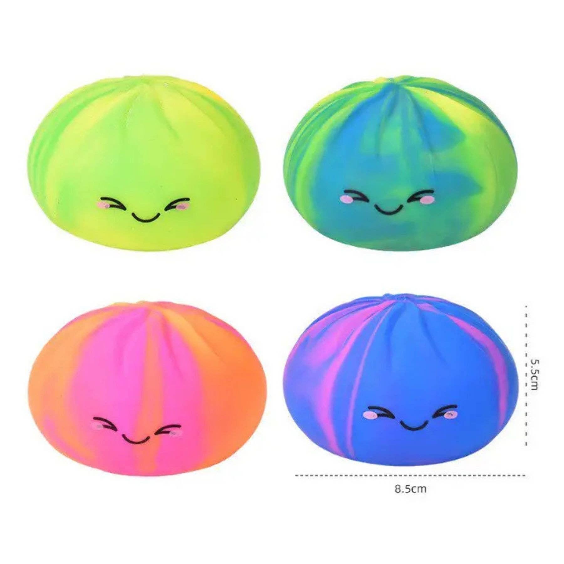 Tie - Dye Dumpling Squishies – Viral Stress Relief Toys - Tiny Tots Boutique