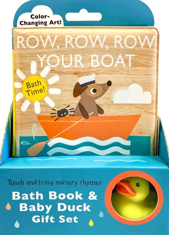 Touch and Trace Nursery Rhymes: Row, Row, Row Your Boat Bath Book & Ba ...