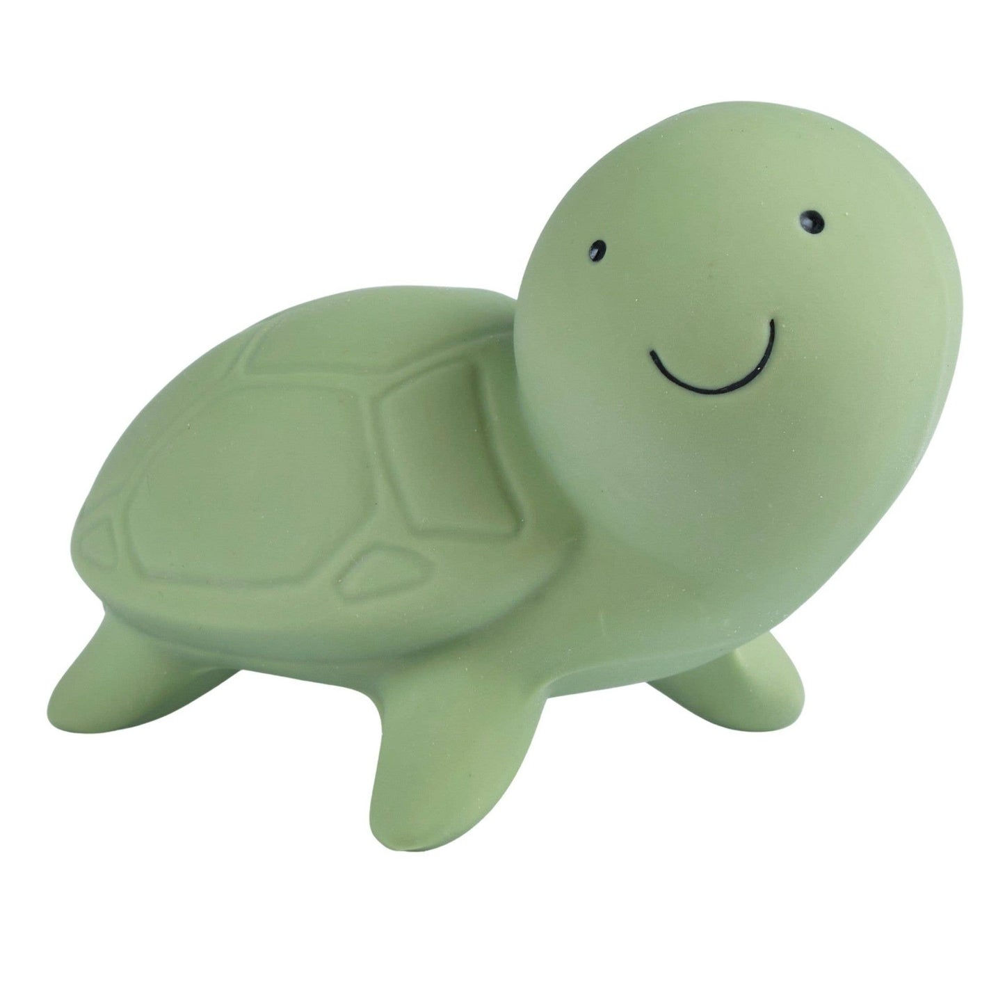 Turtle Natural Organic Rubber Teether, Rattle & Bath Toy - Tiny Tots Boutique