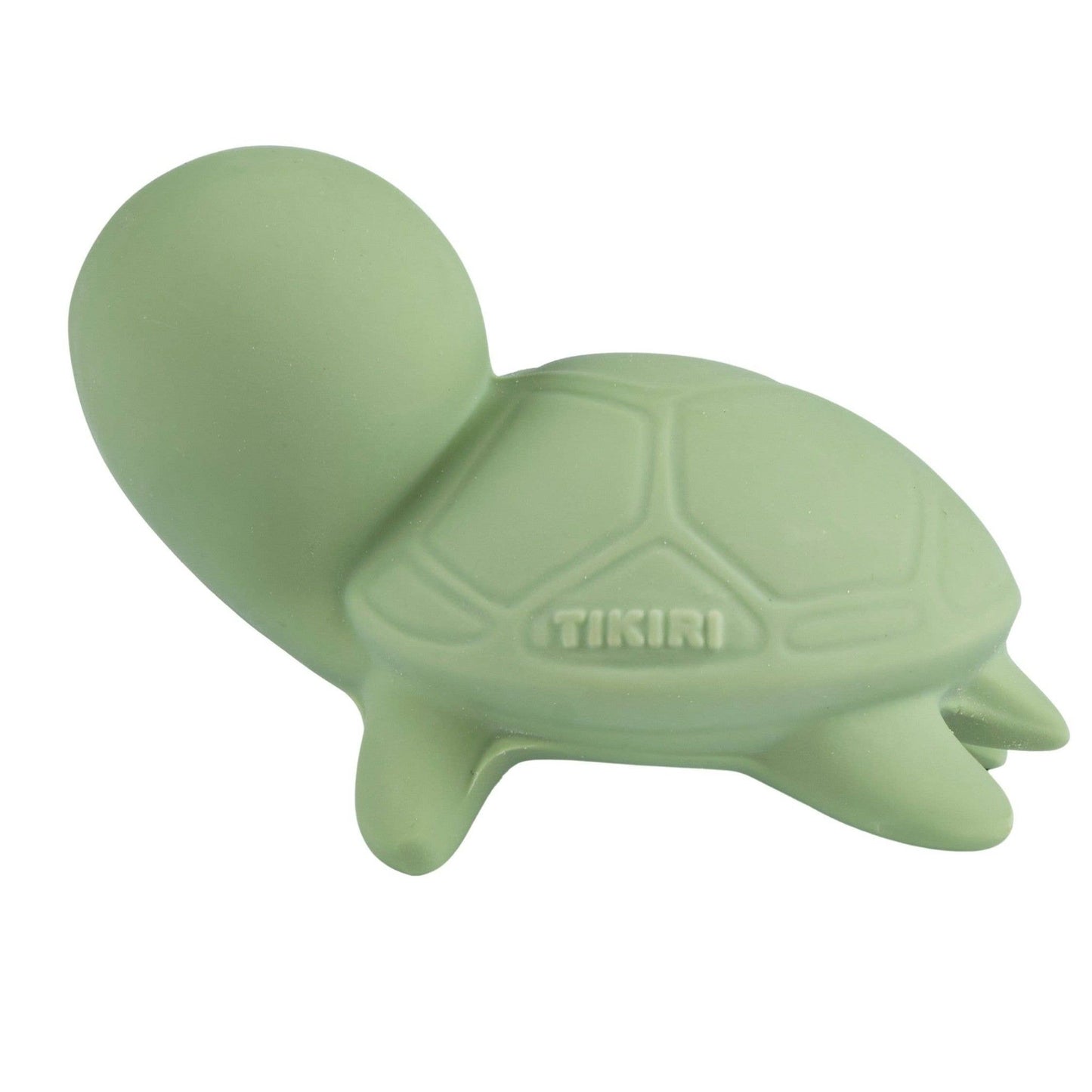 Turtle Natural Organic Rubber Teether, Rattle & Bath Toy - Tiny Tots Boutique