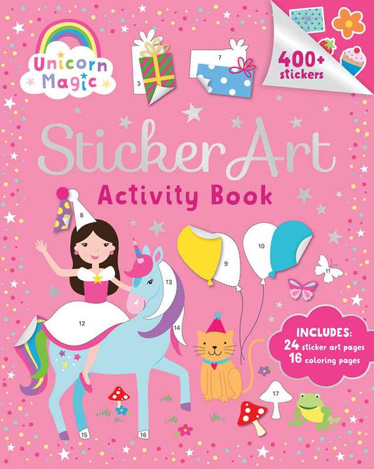 Unicorn Magic: Sticker Art & Coloring by - Tiny Tots Boutique