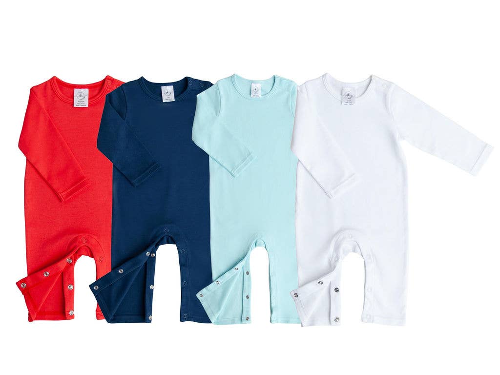 Unisex Long Sleeve Romper - Tiny Tots Boutique