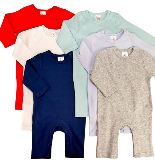 Unisex Long Sleeve Romper - Tiny Tots Boutique