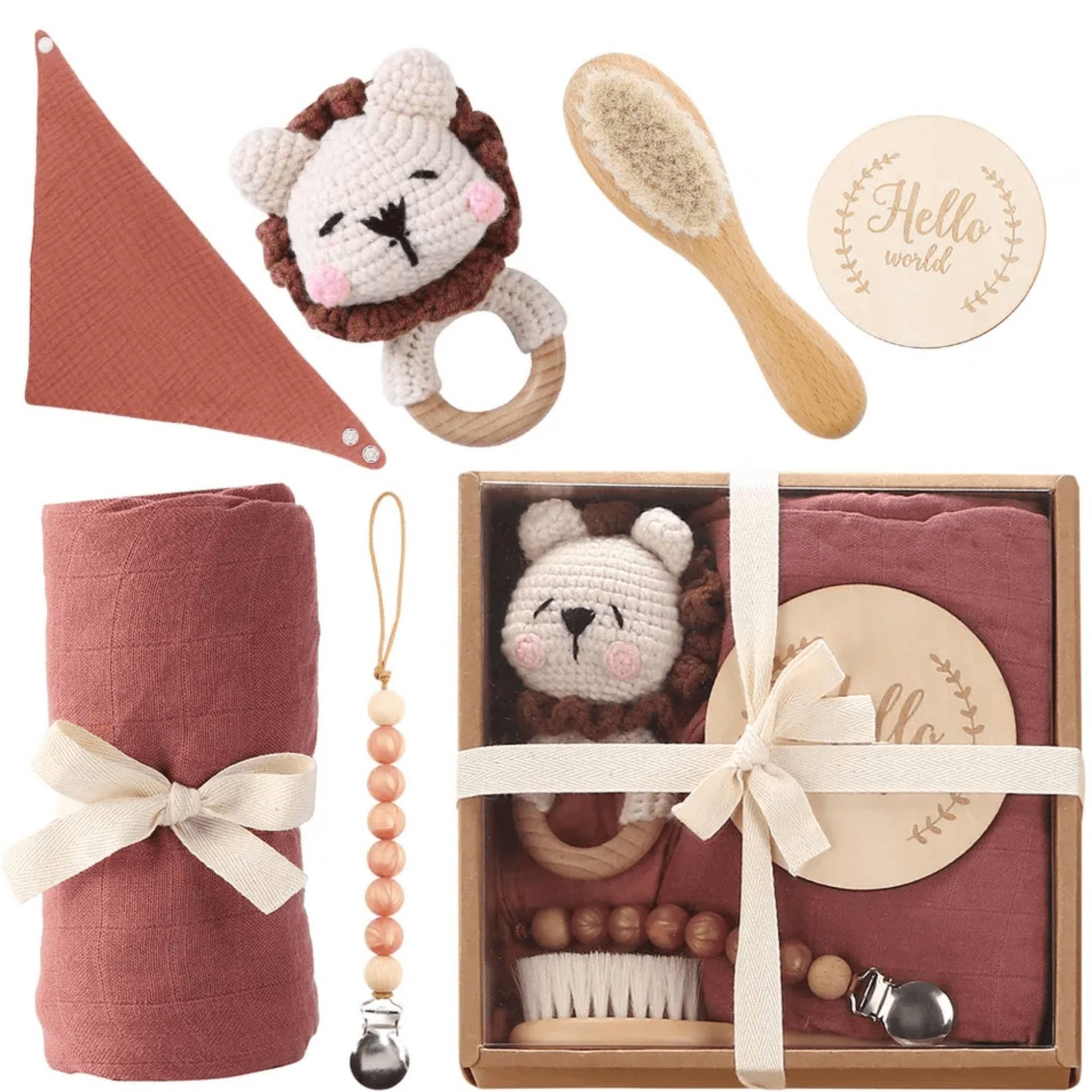 Welcome Baby Gift Box - Charming 6 - Piece Set for Newborns - Tiny Tots Boutique