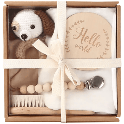 Welcome Baby Gift Box - Charming 6 - Piece Set for Newborns - Tiny Tots Boutique