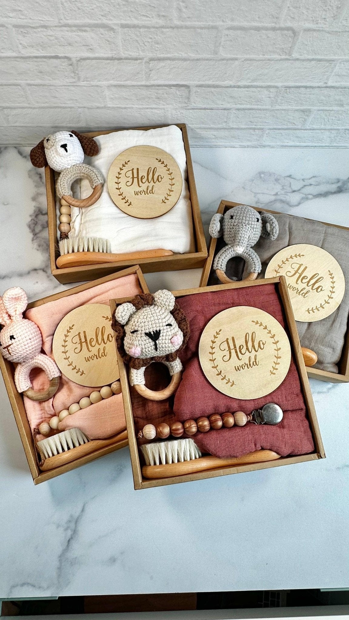 Welcome Baby Gift Box - Charming 6 - Piece Set for Newborns - Tiny Tots Boutique