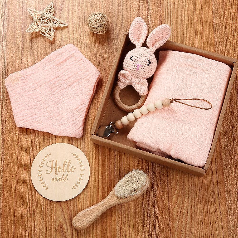 Welcome Baby Gift Box - Charming 6 - Piece Set for Newborns - Tiny Tots Boutique