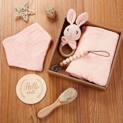 Welcome Baby Gift Box - Charming 6 - Piece Set for Newborns - Tiny Tots Boutique