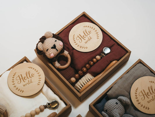 Welcome Baby Gift Box - Charming 6 - Piece Set for Newborns - Tiny Tots Boutique