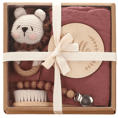 Welcome Baby Gift Box - Charming 6 - Piece Set for Newborns - Tiny Tots Boutique