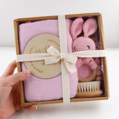 Welcome Baby Gift Box - Charming 6 - Piece Set for Newborns - Tiny Tots Boutique