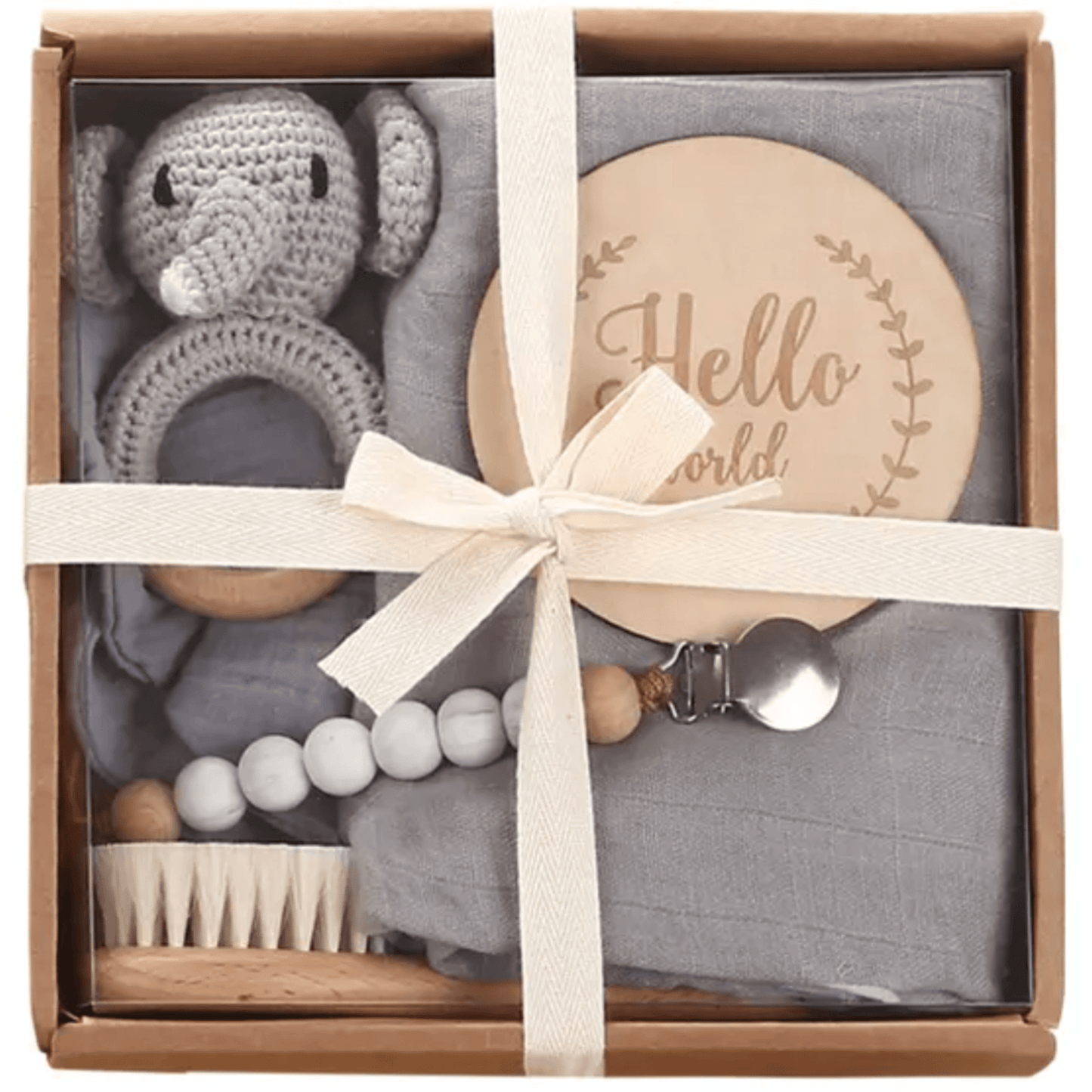 Welcome Baby Gift Box - Charming 6 - Piece Set for Newborns - Tiny Tots Boutique